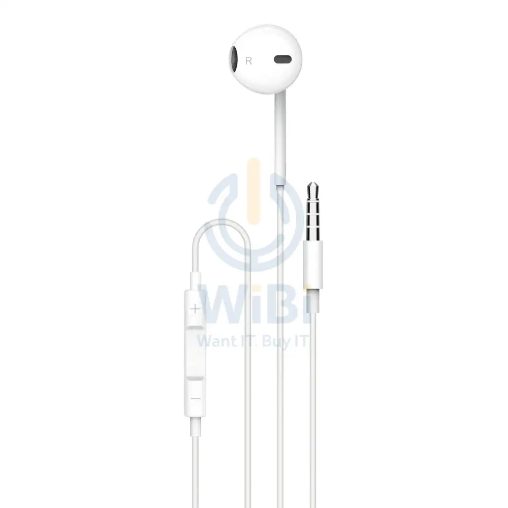 Soundtec By Porodo Mono/Single Earphone 3.5mm Aux - White Accessories > Audio > Headphones