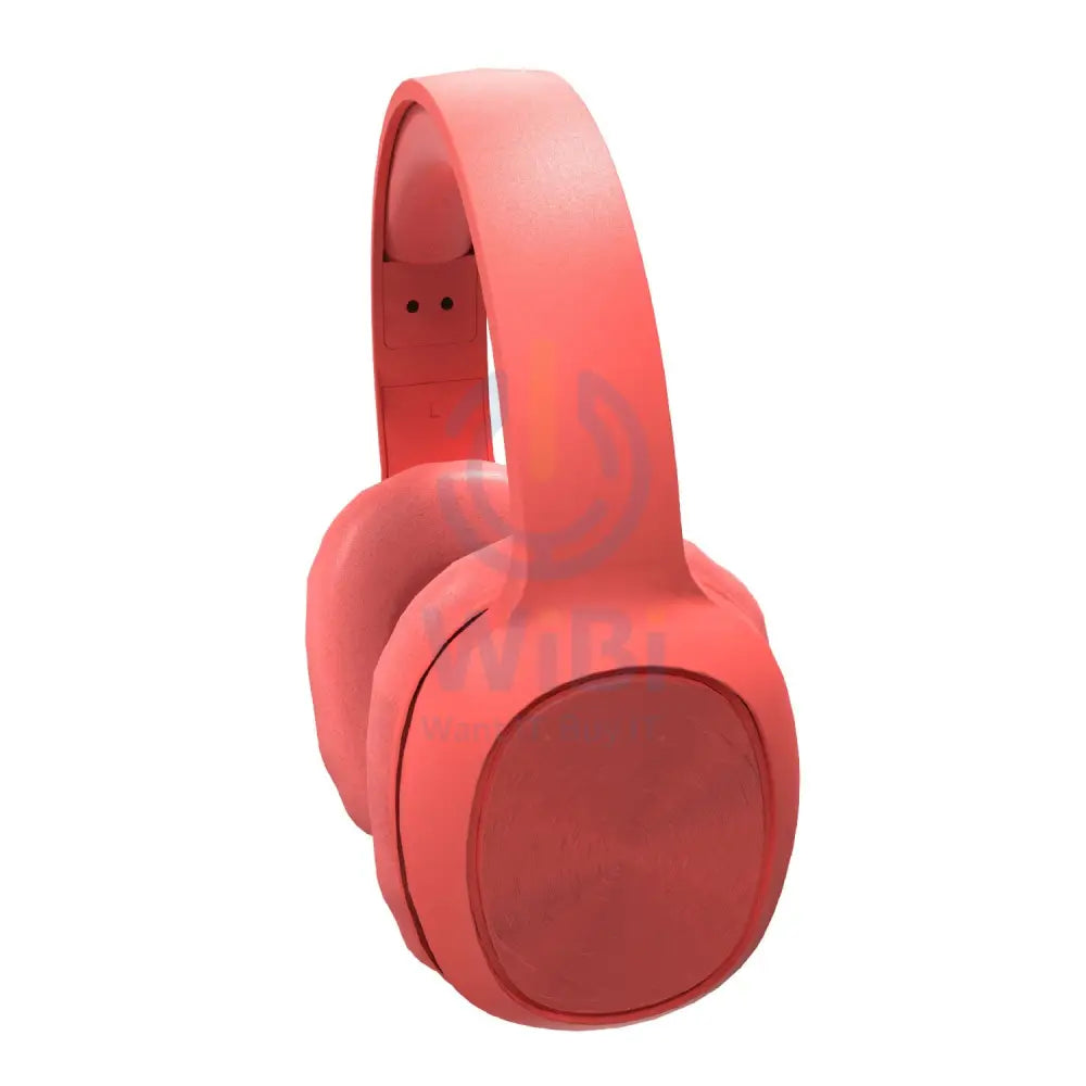 Soundtec By Porodo Pure Bass FM Wireless Headphone - Red Accessories > Audio > Headphones