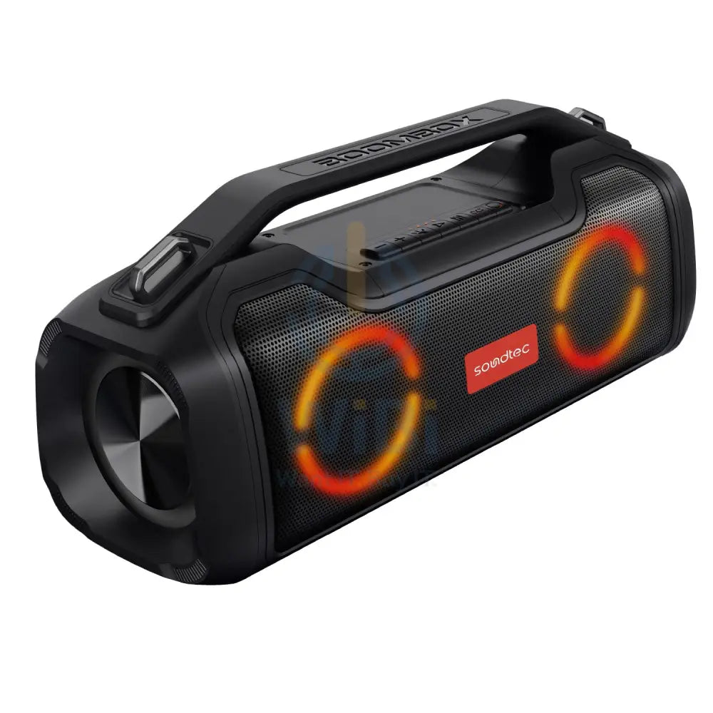 Soundtec By Porodo Vibe Portable Speaker With Smart Functions - Black Accessories > Audio > Speakers > Offer Zone