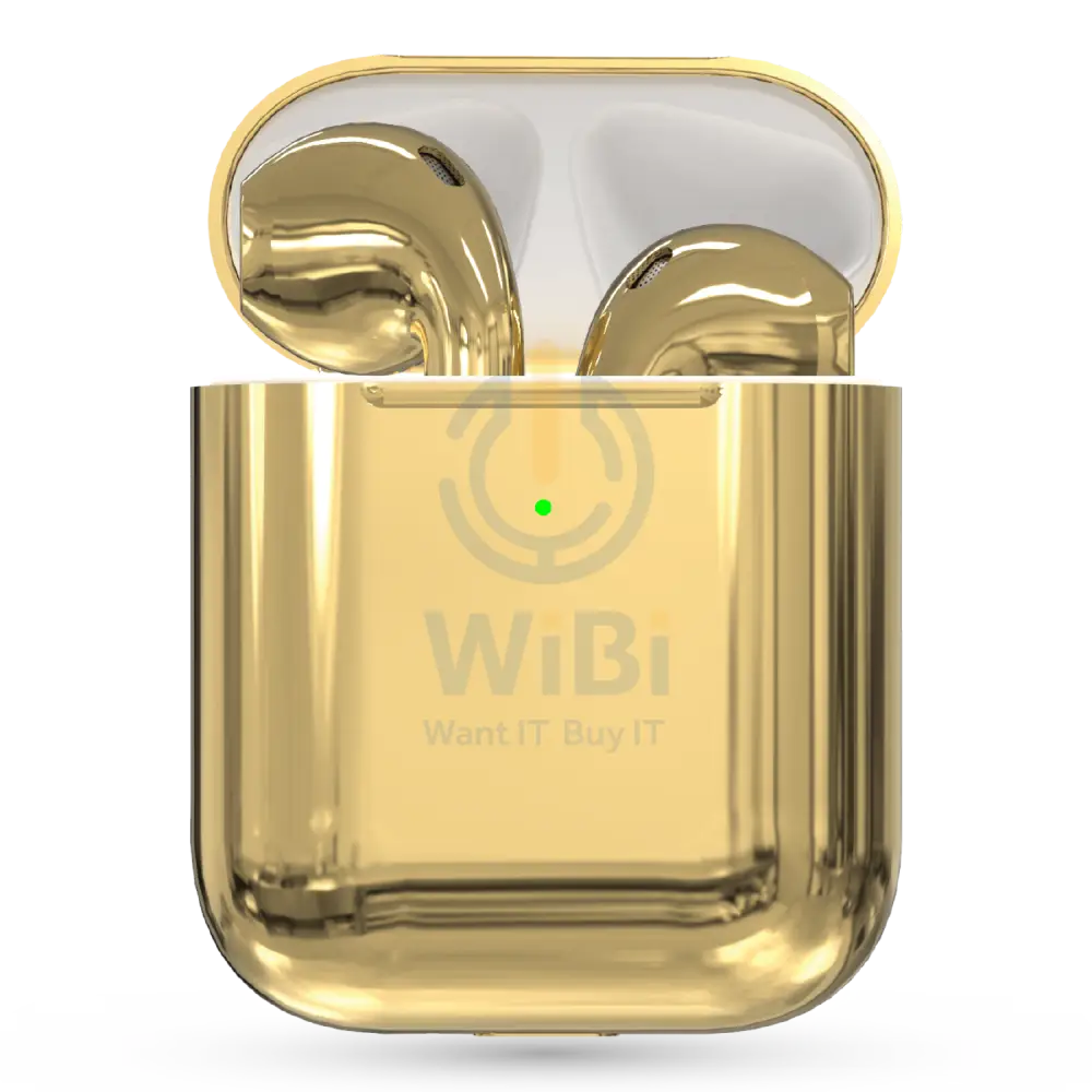 Soundtec By Porodo Wireless Earbuds Special Edition With Wireless Charging Case - Gold Accessories > Audio > Headphones