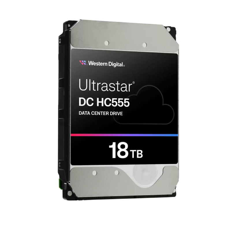 WD Ultrastar HC555 Data Center Hard Drive - 18TB / Up to 269MB/s / SATA-III / 7200 RPM / 512MB