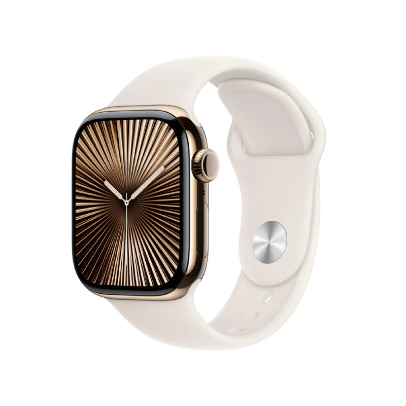 Apple Watch Series 10 with Sport Band - LTPO OLED / 64GB / 42mm / Medium/Large / Bluetooth / Wi-Fi / Cellular