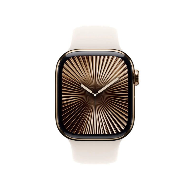 Apple Watch Series 10 with Sport Band - LTPO OLED / 64GB / 42mm / Medium/Large / Bluetooth / Wi-Fi / Cellular