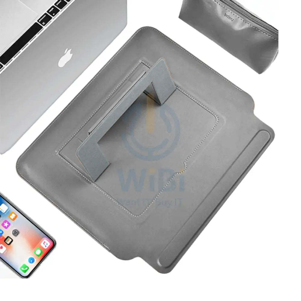 Stand Sleeve For MacBook Pro 16 - Gray Accessories > Mobiles & Tablets