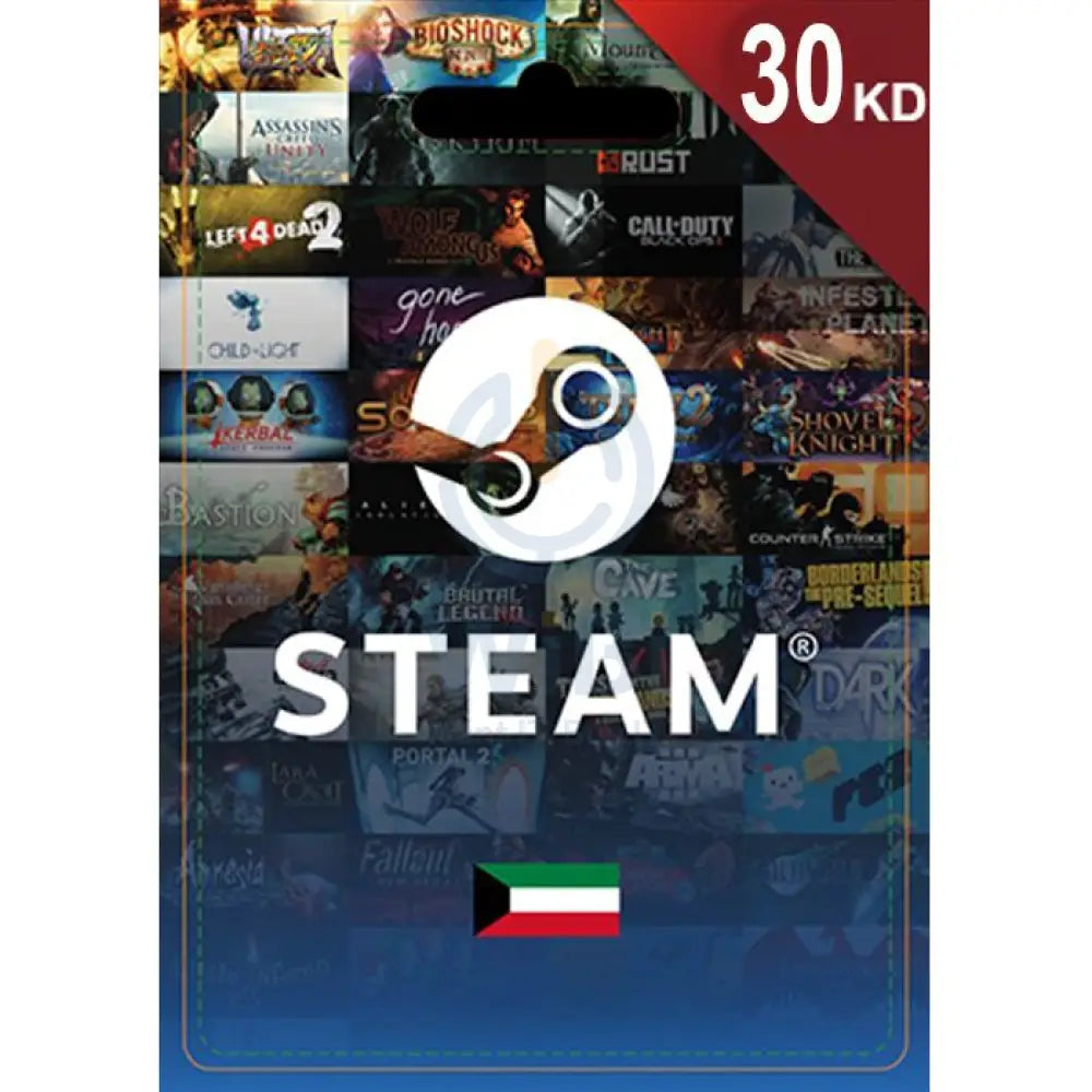Steam Gaming Card 30KD (KUWAIT) Digital Card Digital Cards