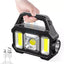 Super Bright Solar LED Camping Flashlight With Cob Work Lights USB Rechargeable Accessories > Smart Devices