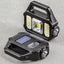Super Bright Solar LED Camping Flashlight With Cob Work Lights USB Rechargeable Accessories > Smart Devices