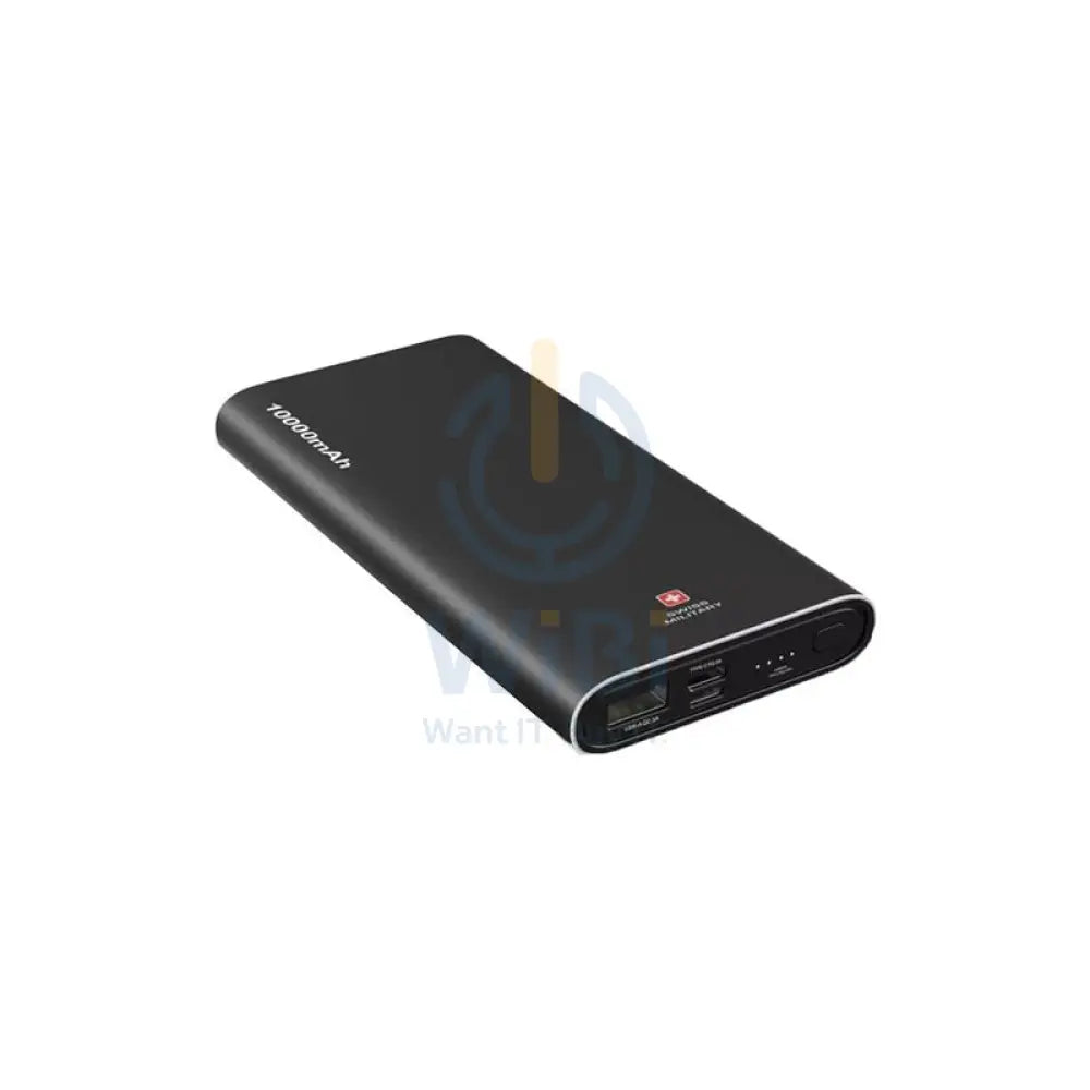 Swiss Military Chandoline Power Bank - 20W / 10000mAh / Black Accessories > Power Bank