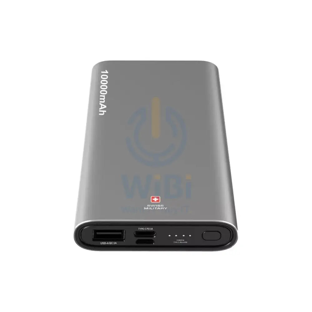Swiss Military Chandoline Power Bank - 20W / 10000mAh / Silver Accessories > Power Bank