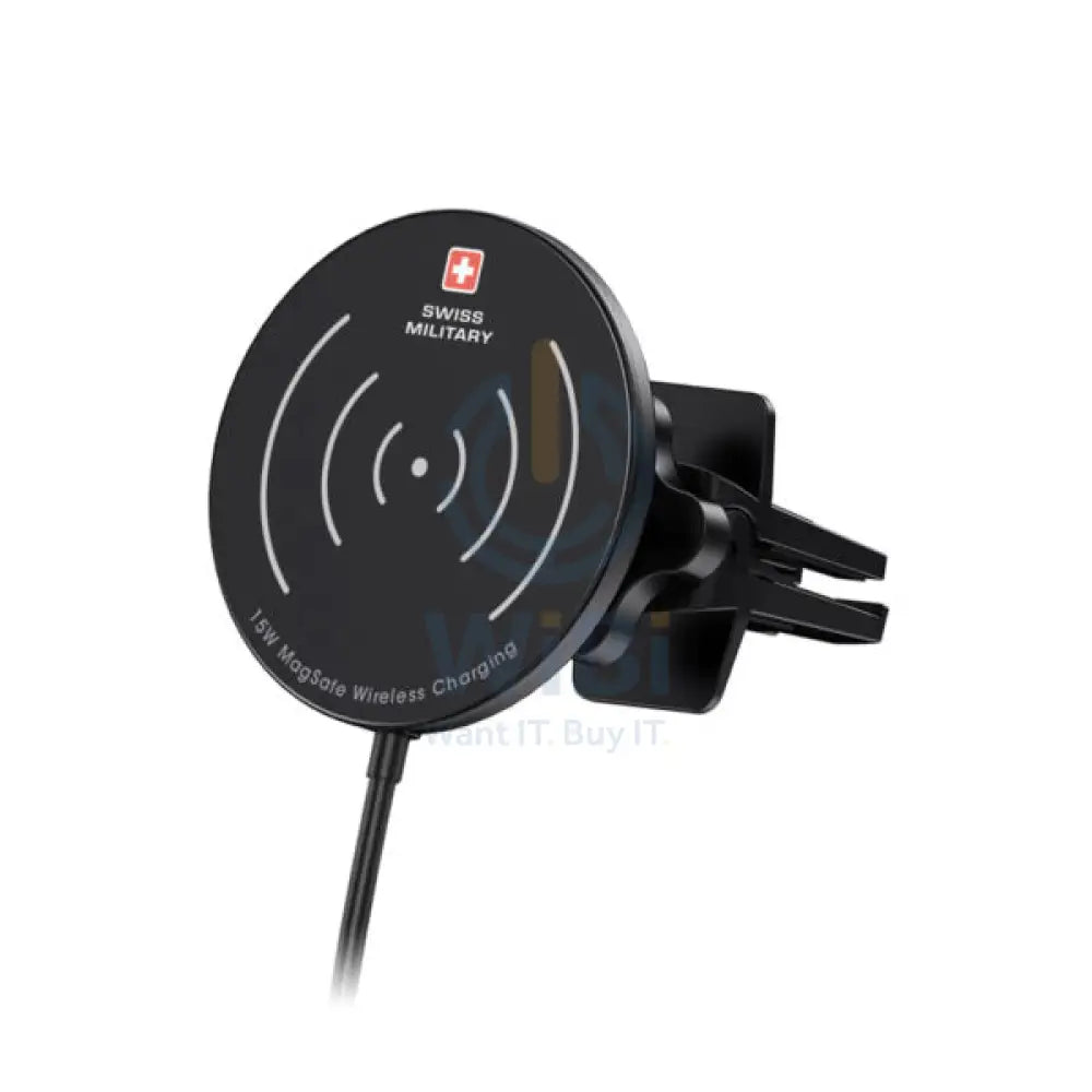 Swiss Military MagSafe Car Charger 15W - Black Accessories > Power Adapters