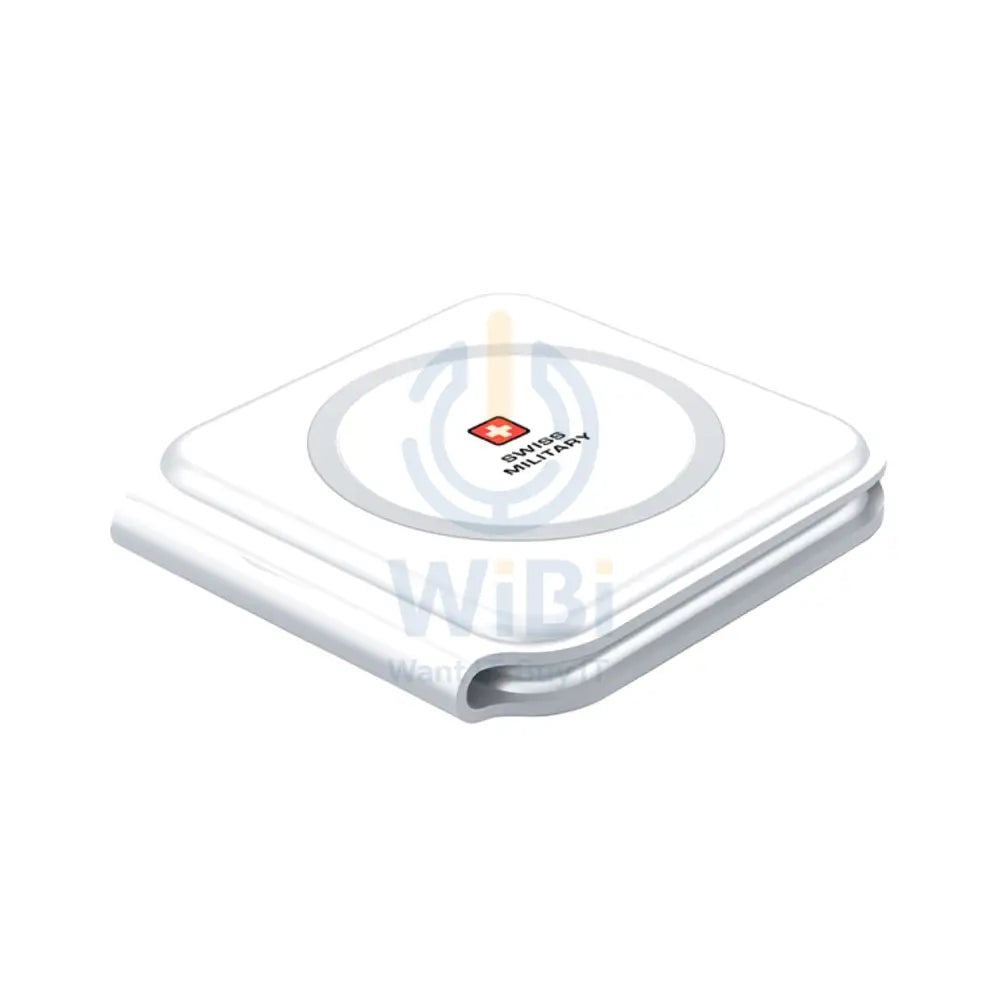 Swiss Military MagSafe Power Portable 2 in 1 Wireless Charger - White Accessories > Power Adapters