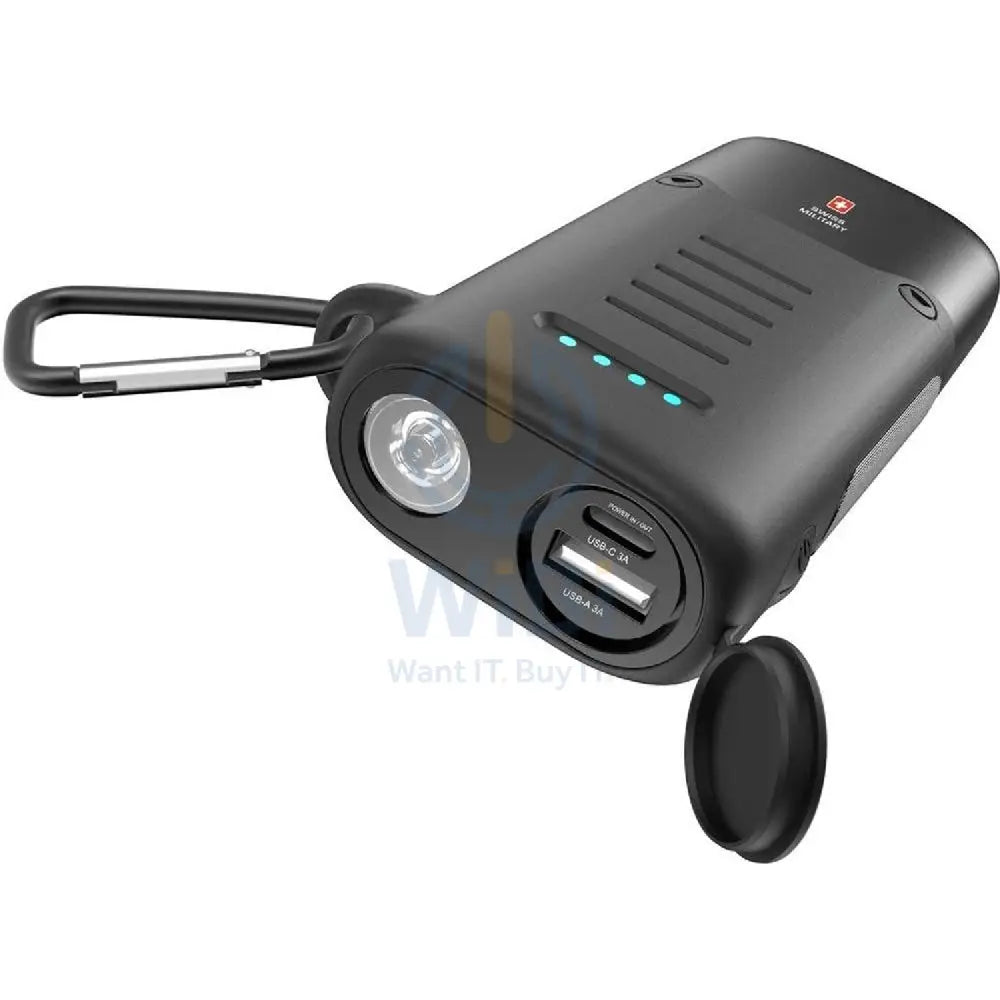 Swiss Military Power Bank - 30W / 10000mAh / Black Accessories > Power Bank
