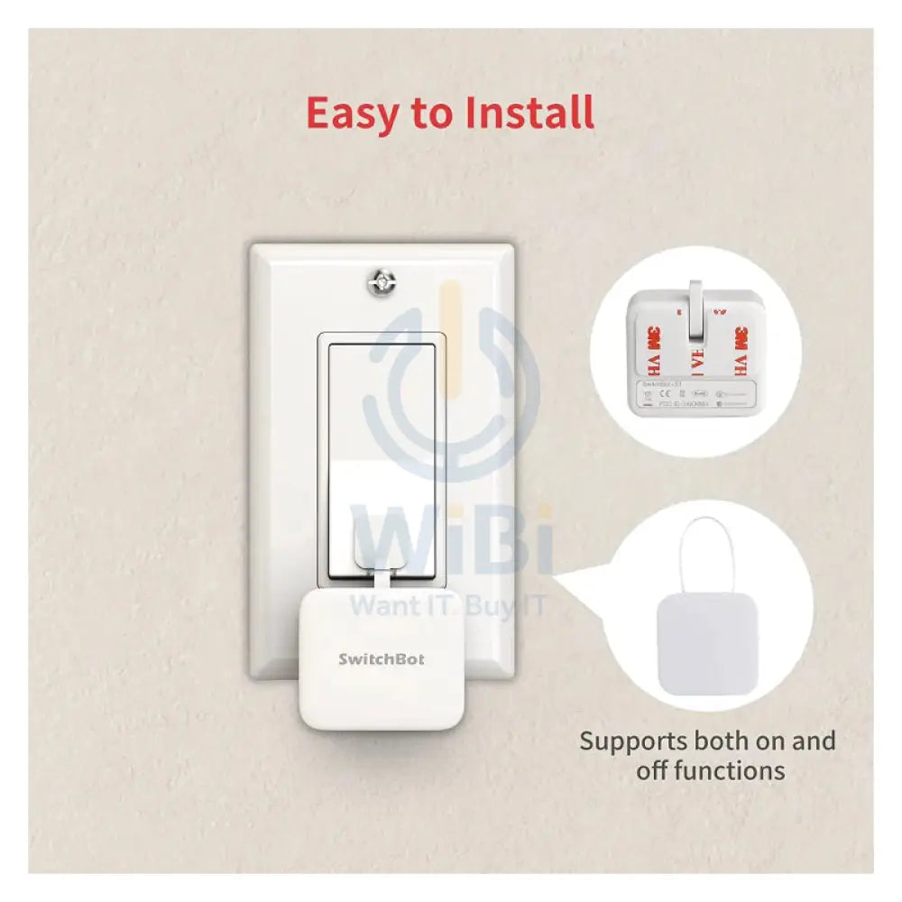 SwitchBot Bot Smart Switch Pusher - White Accessories > Smart Devices