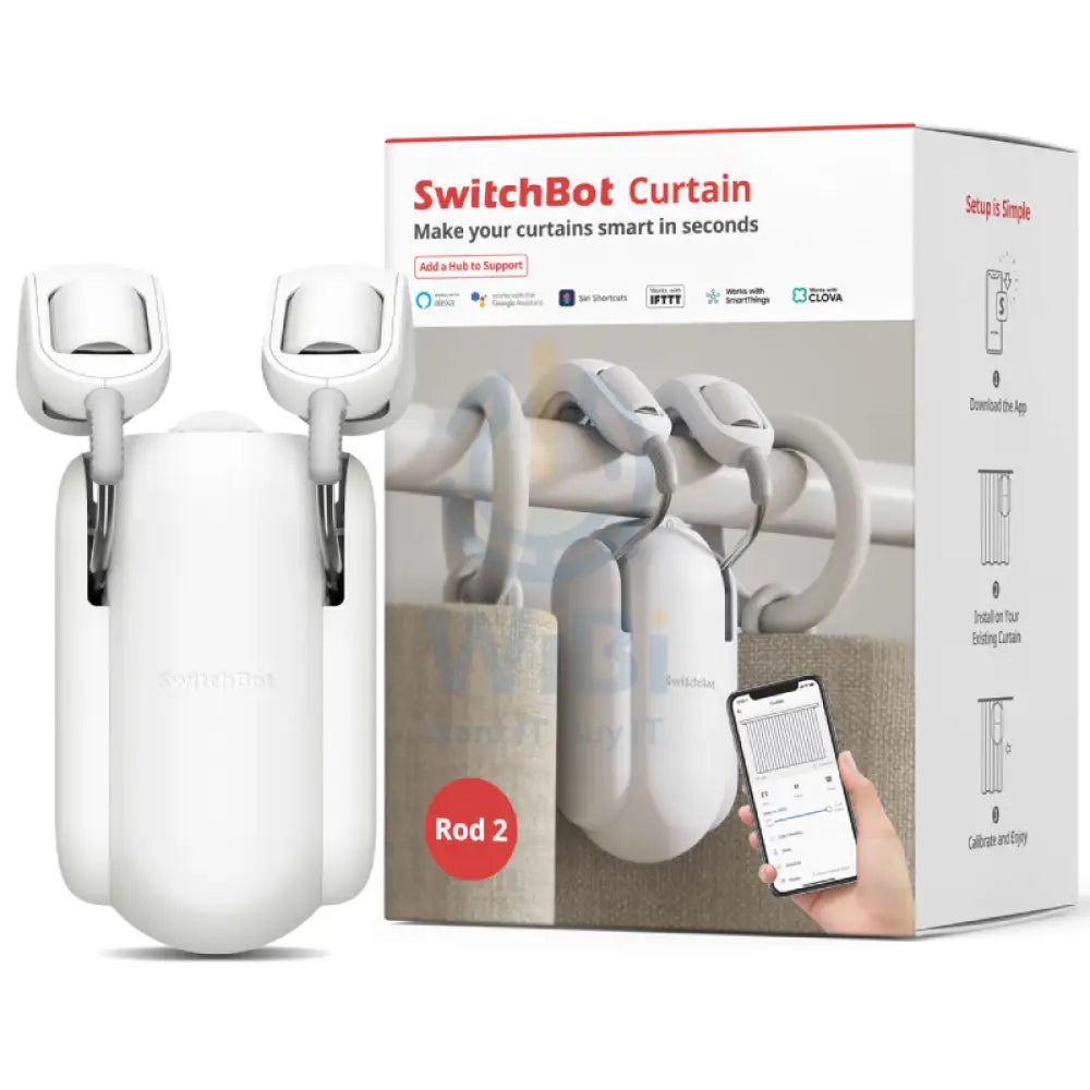SwitchBot Curtain Rod 2 - White Accessories > Smart Devices