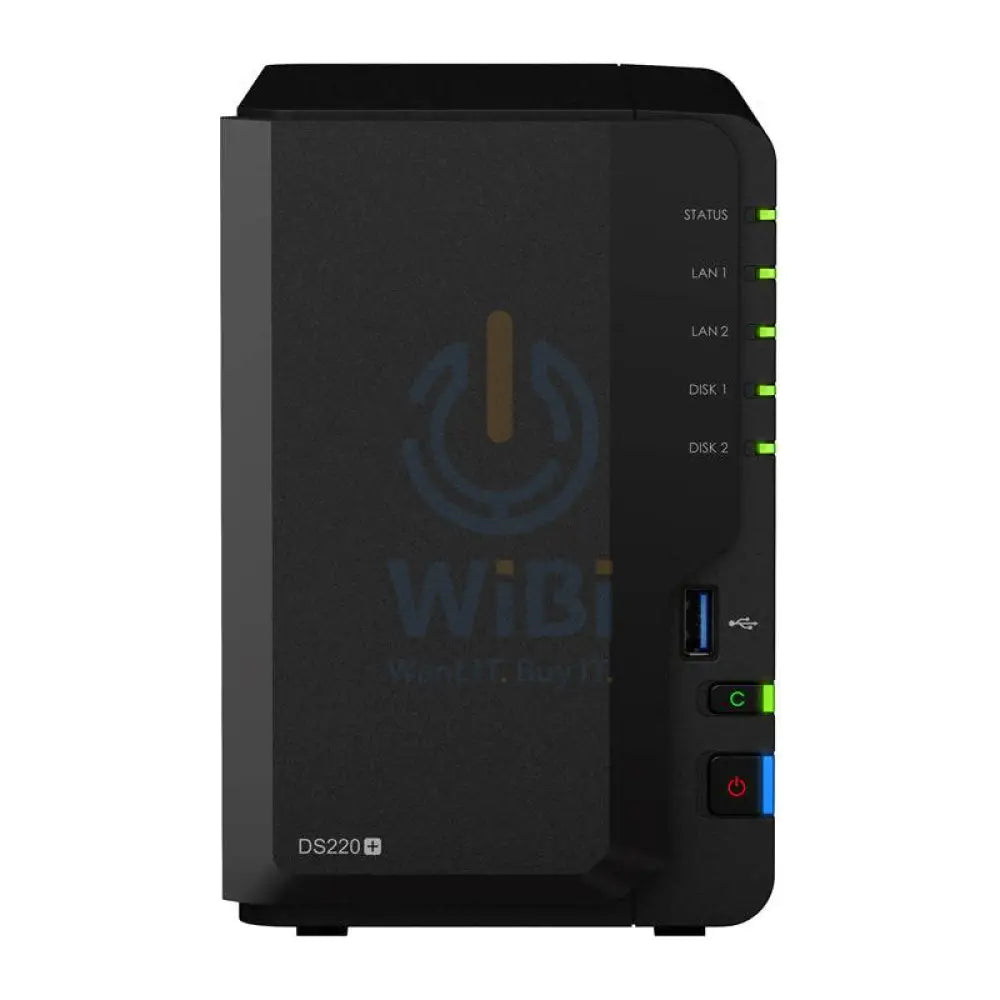 Synology DiskStation DS220+ - 2TB / 2x 1TB / SATA / 2-Bays / USB / LAN / Desktop