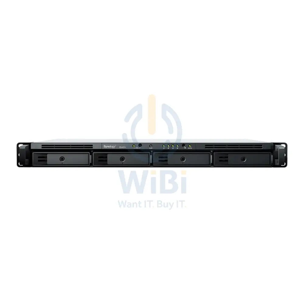 Synology RackStation RS422 + - 54TB / 3x 18TB / SATA / 4-Bays / USB / LAN / Rack (1U) Storage > NAS Storage
