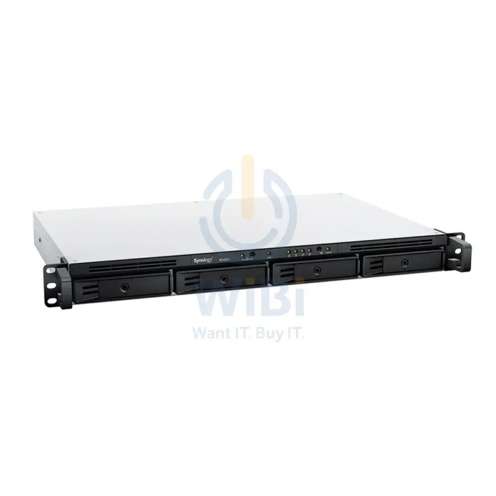 Synology RackStation RS422 + - 54TB / 3x 18TB / SATA / 4-Bays / USB / LAN / Rack (1U) Storage > NAS Storage