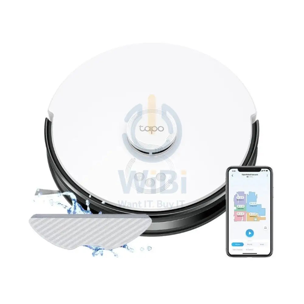 Tapo RV30 LiDAR Navigation Robot Vacuum & Mop - White Accessories > Smart Devices