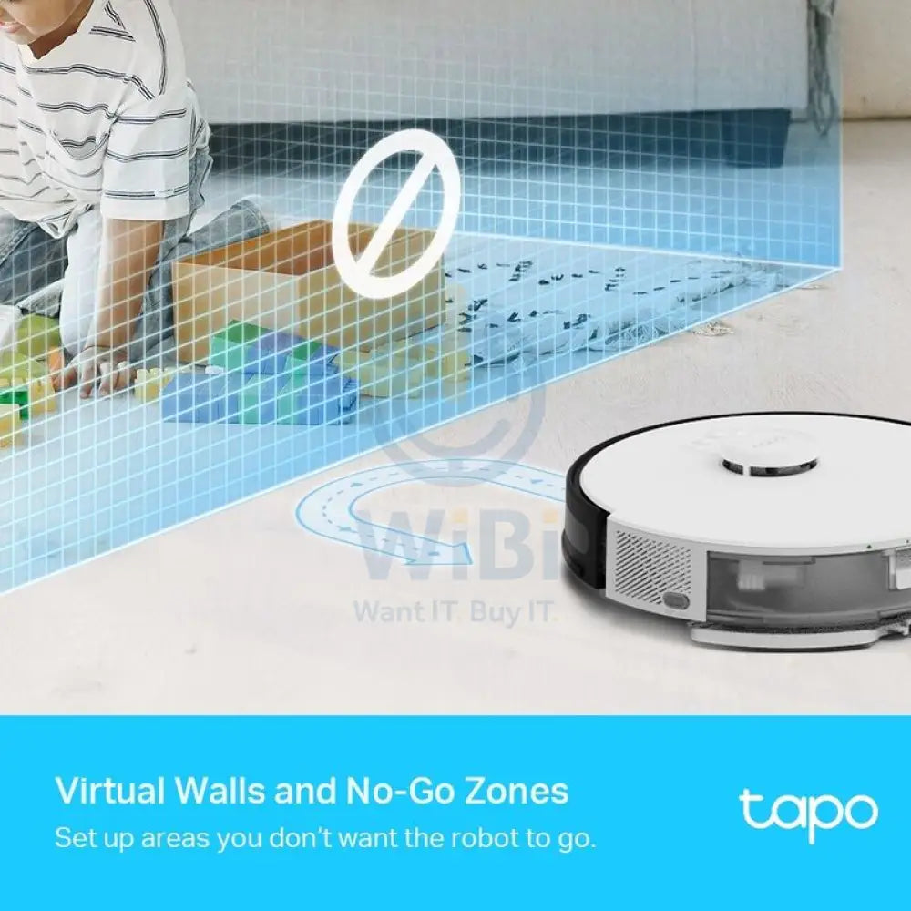 Tapo RV30 LiDAR Navigation Robot Vacuum & Mop - White Accessories > Smart Devices