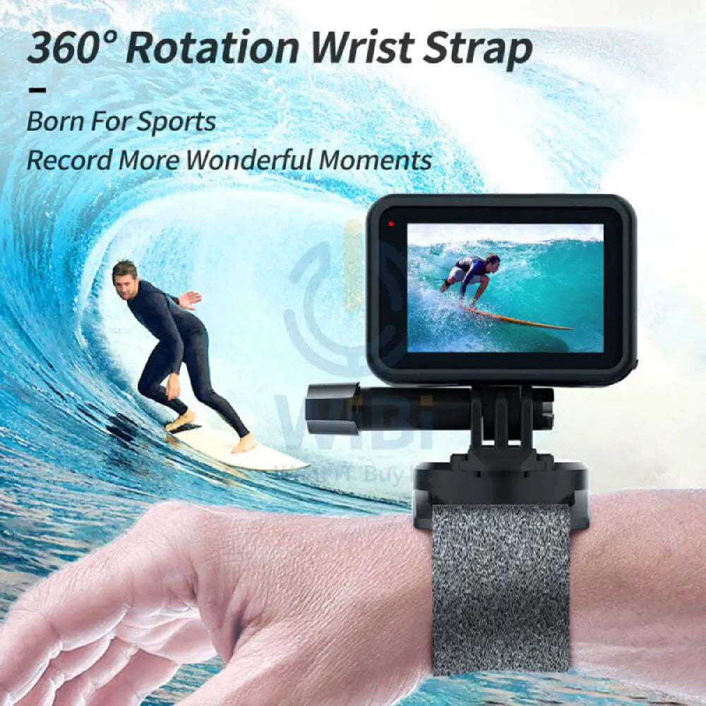 TELESIN 360 Degree Steerable Wrist Strap for Action Camera Accessories > Cameras