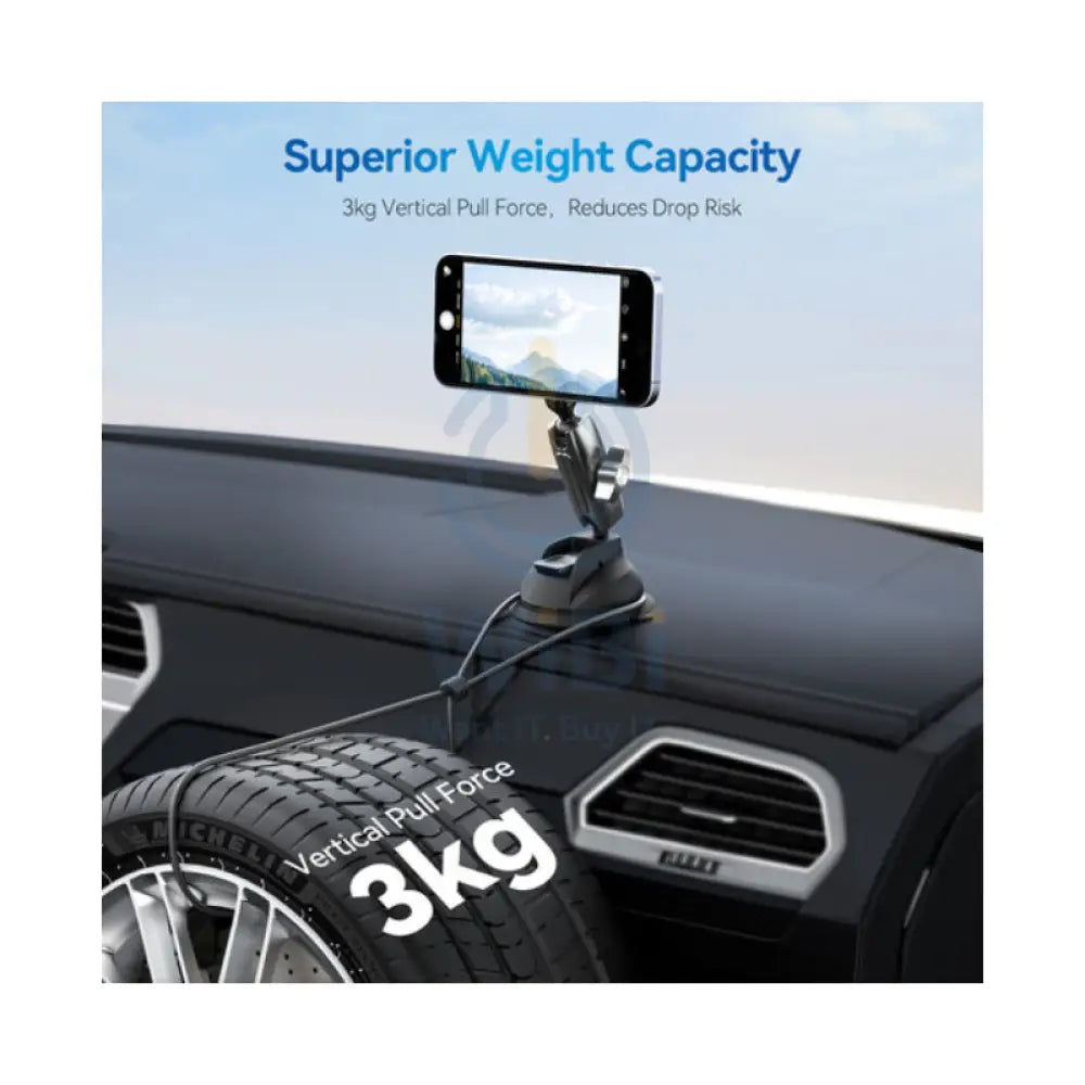 TELESIN Car Suction MagSafe Cup Mount Accessories > Mobiles & Tablets > Mobiles > Mobile Holder / Stands