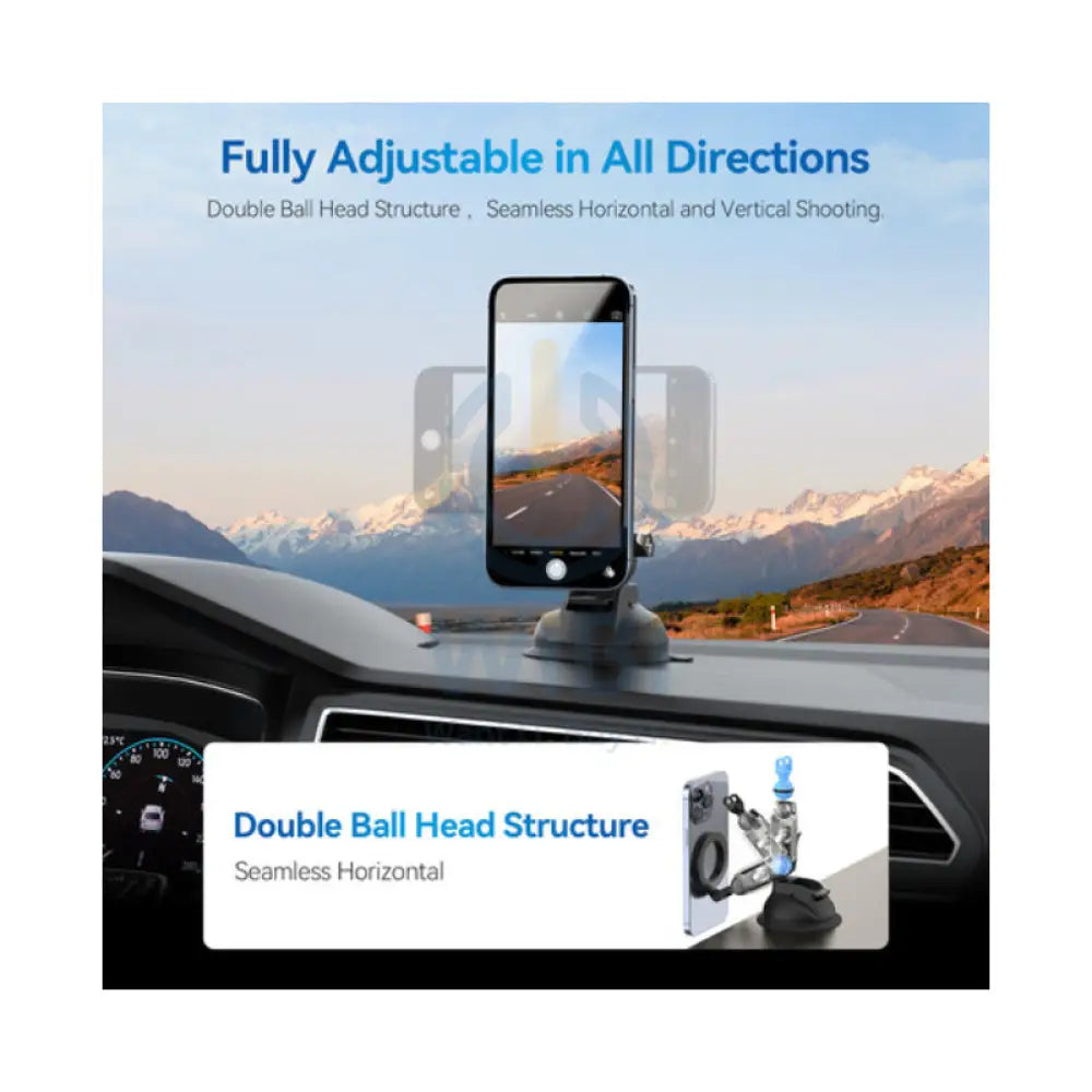 TELESIN Car Suction MagSafe Cup Mount Accessories > Mobiles & Tablets > Mobiles > Mobile Holder / Stands