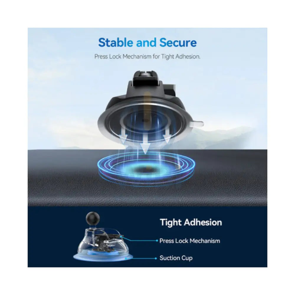 TELESIN Car Suction MagSafe Cup Mount Accessories > Mobiles & Tablets > Mobiles > Mobile Holder / Stands