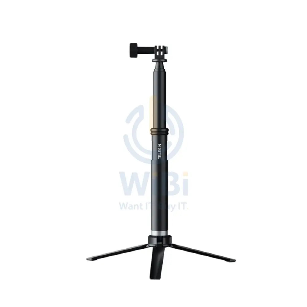 TELESIN Folding Aluminum Table Top Tripod - Black Accessories > Mobiles & Tablets > Mobiles > Mobile Holder / Stands