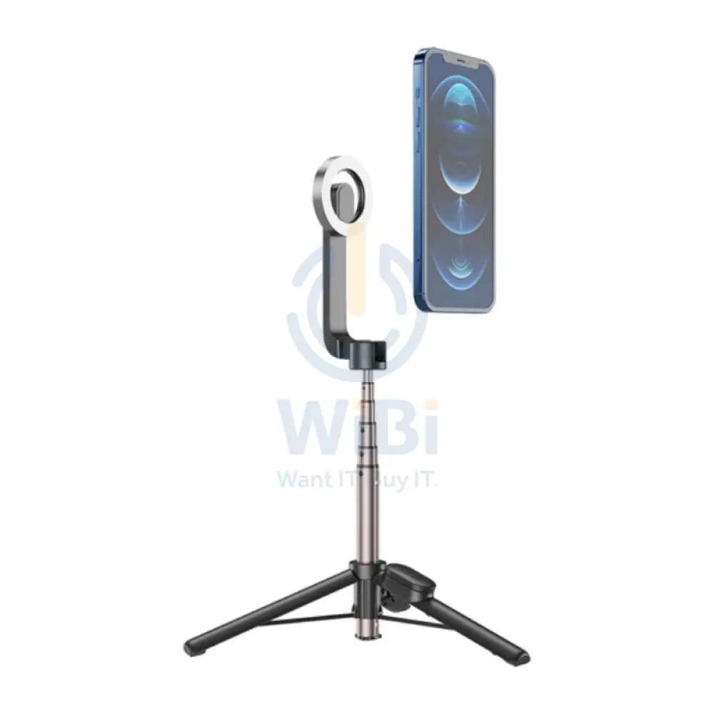 TELESIN Magnetic Bluetooth Selfie Stick - Black Accessories > Mobiles & Tablets > Mobiles > Mobile Holder / Stands