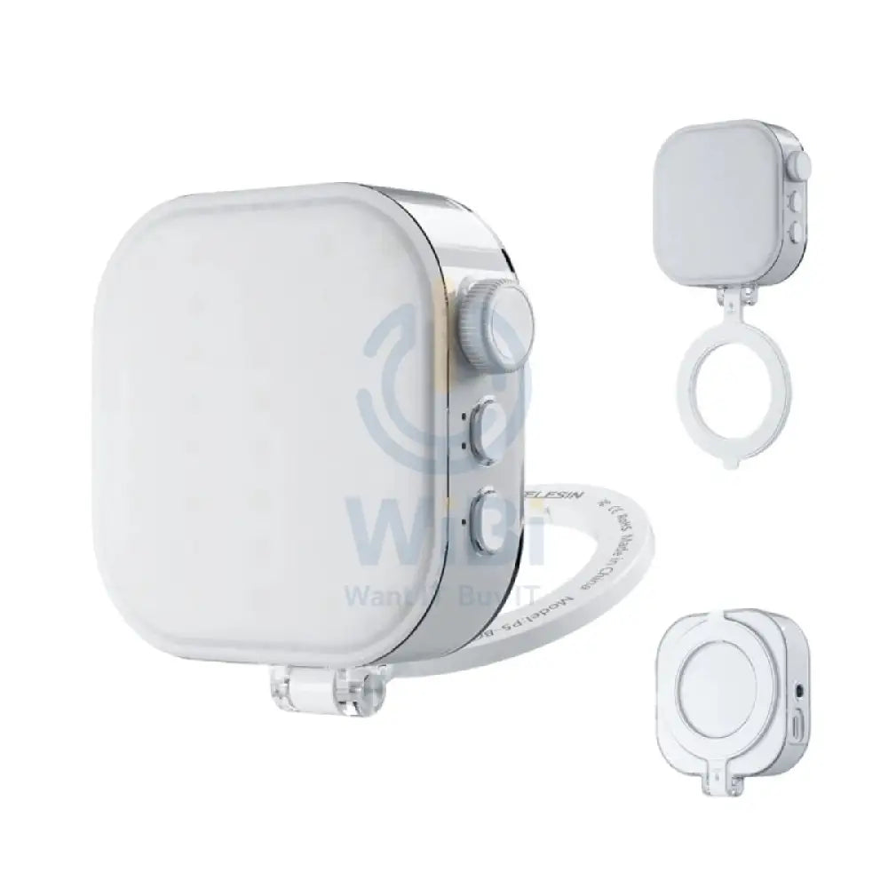 TELESIN Magnetic Ice Cube RGB Light for Magnetic Smartphones - White Accessories > Mobiles & Tablets > Mobiles > Grips
