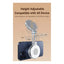TELESIN Magnetic Selfie Light Magsafe Grip - Silver Accessories > Mobiles & Tablets > Mobiles > Grips