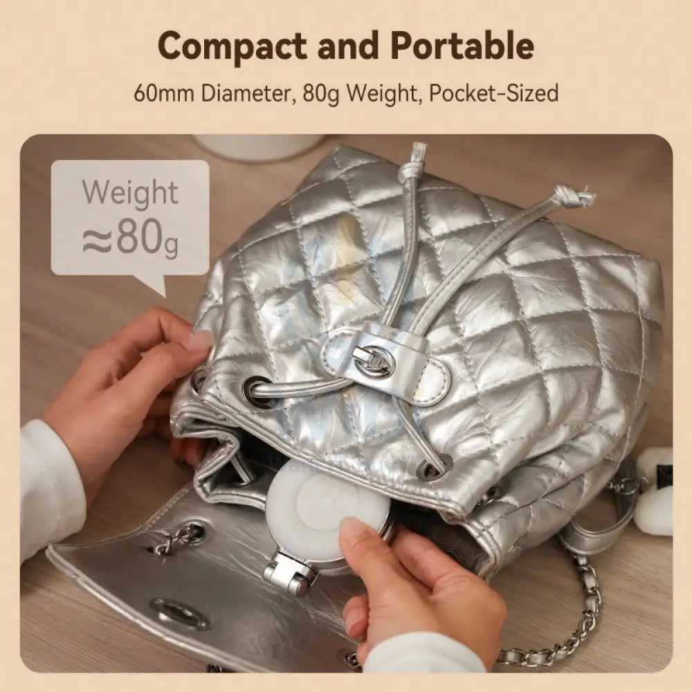 TELESIN Magnetic Selfie Light Magsafe Grip - Silver Accessories > Mobiles & Tablets > Mobiles > Grips
