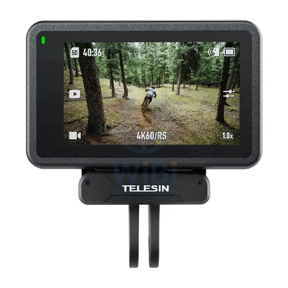 TELESIN Magnetic Two-Claw Adapter for DJI Osmo Action 3 - Black Accessories > Cameras