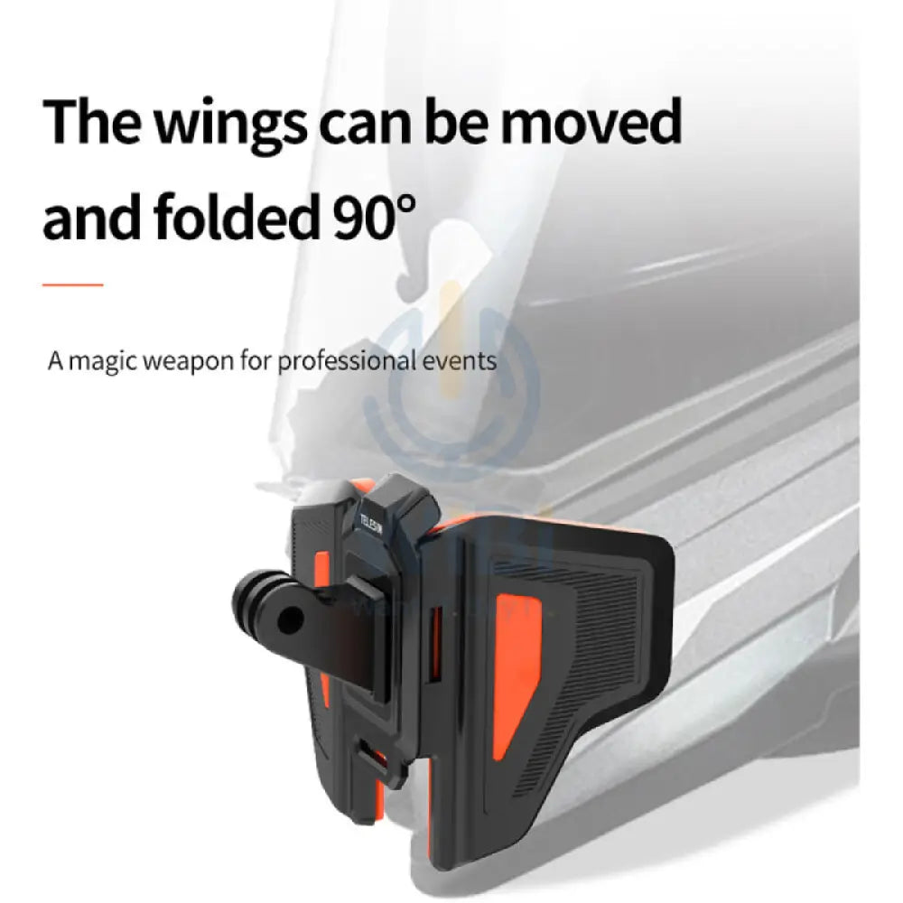 TELESIN Motorcycle Helmet Chin Mount for Action Cameras Accessories > Cameras