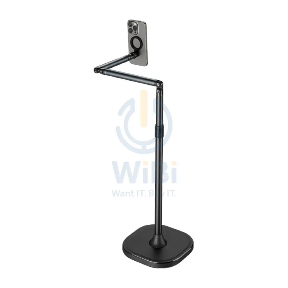 TELESIN Phone Floor Stand and Articulating Arm with MagSafe - Black/Silver Accessories > Mobiles & Tablets > Mobiles >