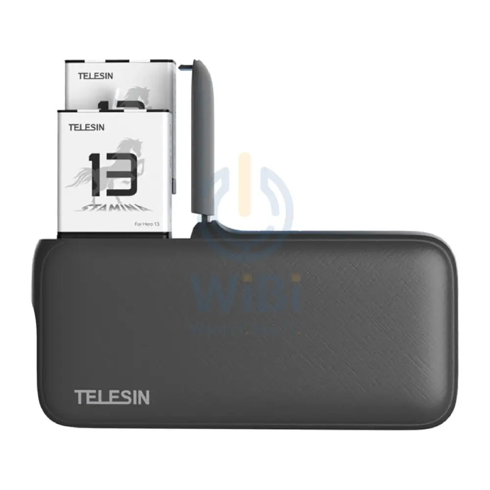 TELESIN Power Bank For GoPro HERO13 Batteries - Black Accessories > Cameras