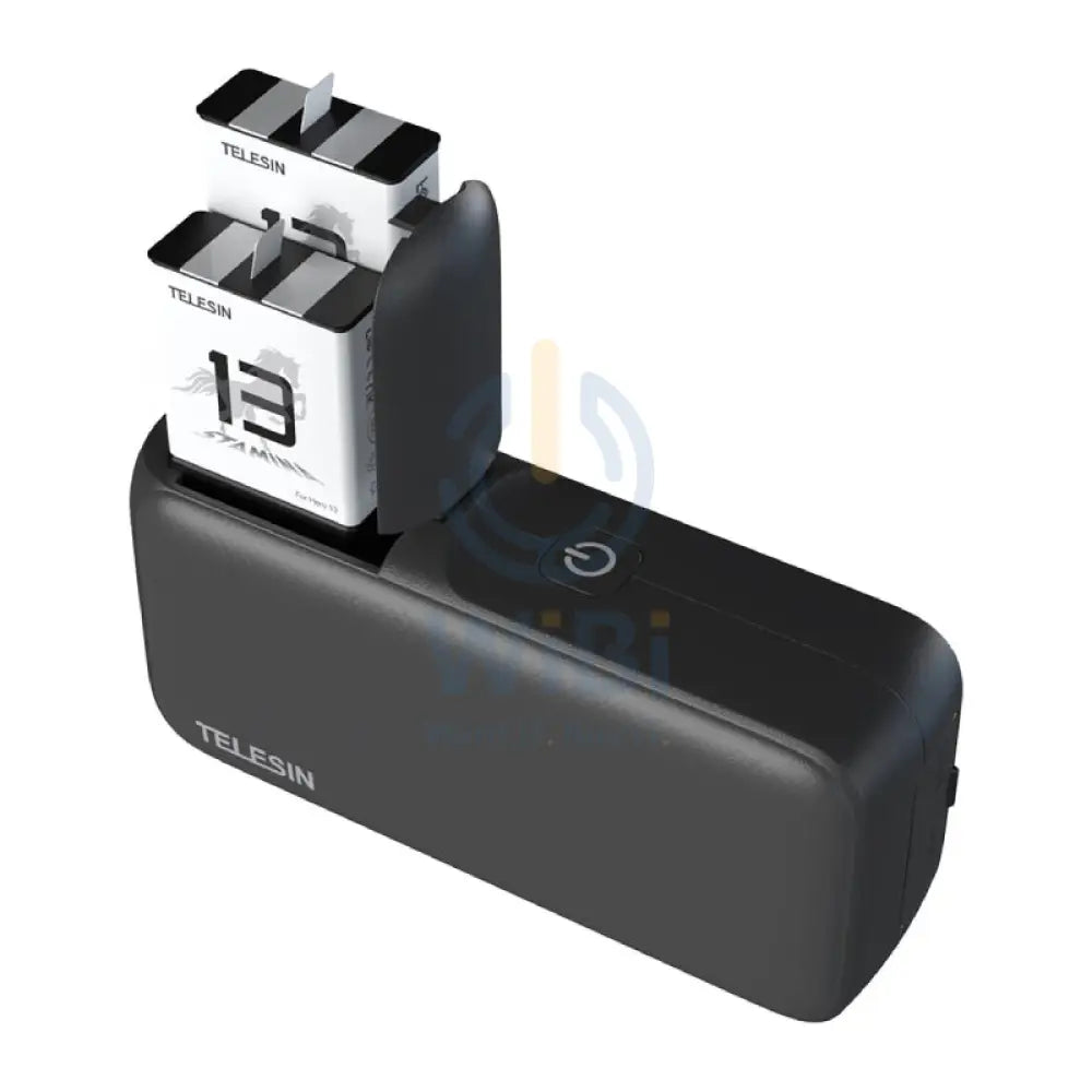 TELESIN Power Bank For GoPro HERO13 Batteries - Black Accessories > Cameras