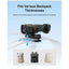 TELESIN Quick-release Backpack Mount For Pocket 3 - Black Accessories > Mobiles & Tablets > Mobiles > Mobile Holder