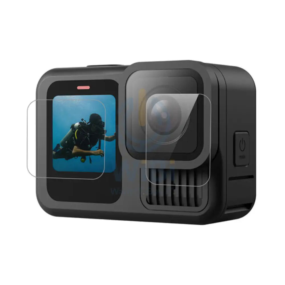 TELESIN Tempered Glass Lens & Screen Protector Kit for GoPro HERO13 - Clear Accessories > Cameras
