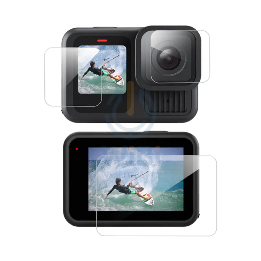 TELESIN Tempered Glass Lens & Screen Protector Kit for GoPro HERO13 - Clear Accessories > Cameras