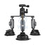 TELESIN Triple Suction Cup Camera Mount - Black Accessories > Cameras