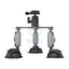 TELESIN Triple Suction Cup Camera Mount - Black Accessories > Cameras