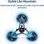 TELESIN Triple Suction Cup Camera Mount - Black Accessories > Cameras
