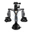 TELESIN Triple Suction Cup Camera Mount - Black Accessories > Cameras