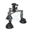 TELESIN Triple Suction Cup Camera Mount - Black Accessories > Cameras