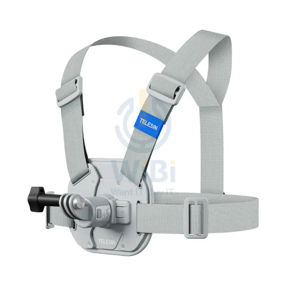 TELESIN Vest Chest Strap with Quick Release for Action Cameras - Gray Accessories > Cameras