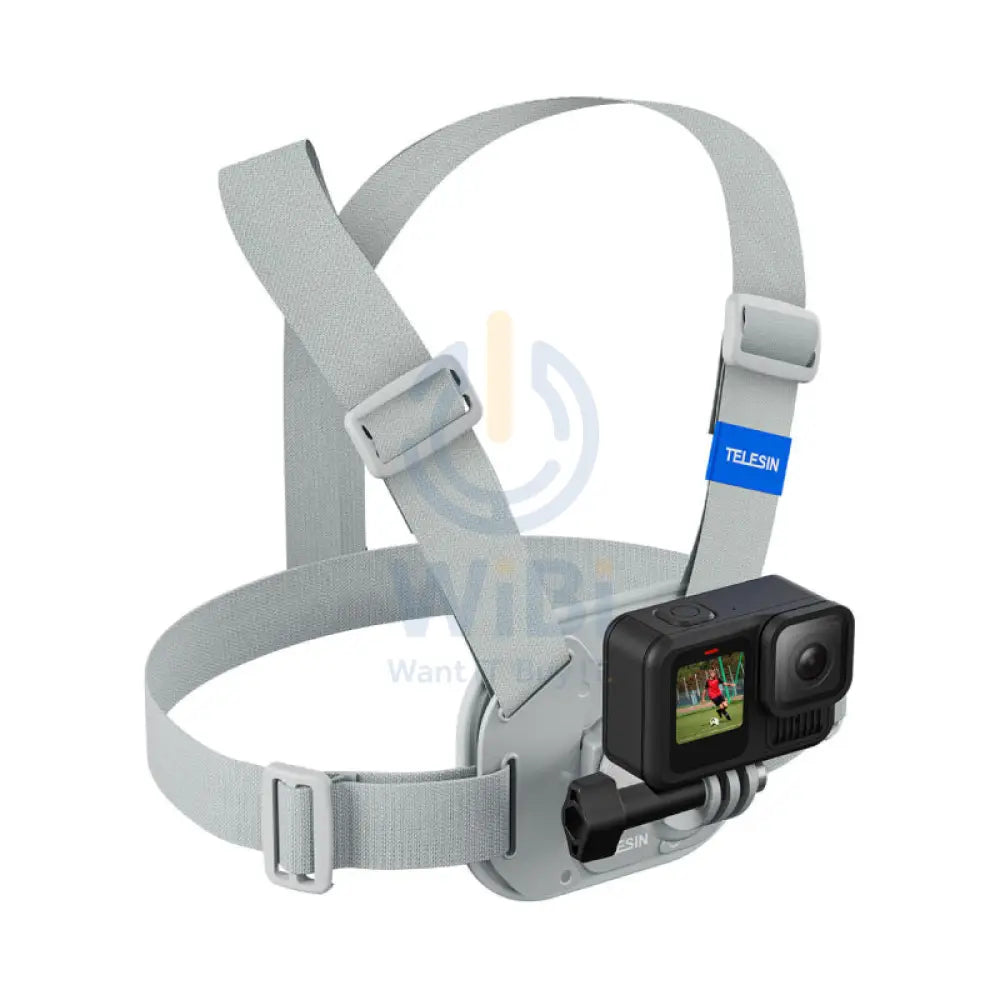 TELESIN Vest Chest Strap with Quick Release for Action Cameras - Gray Accessories > Cameras