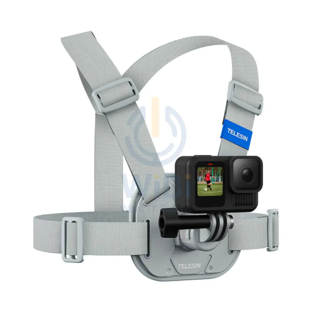 TELESIN Vest Chest Strap with Quick Release for Action Cameras - Gray Accessories > Cameras
