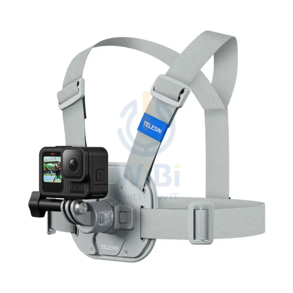 TELESIN Vest Chest Strap with Quick Release for Action Cameras - Gray Accessories > Cameras