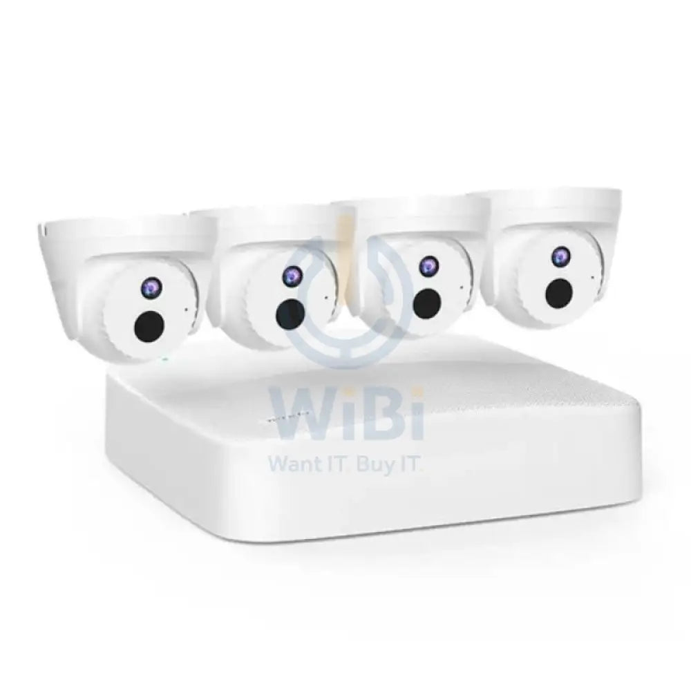 Tenda 4 Channel PoE HD Video Security Kit Cameras > Security Cameras